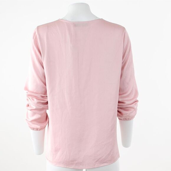 Kasper Tie-Neck Blouse - Petal - Picture 3 of 5